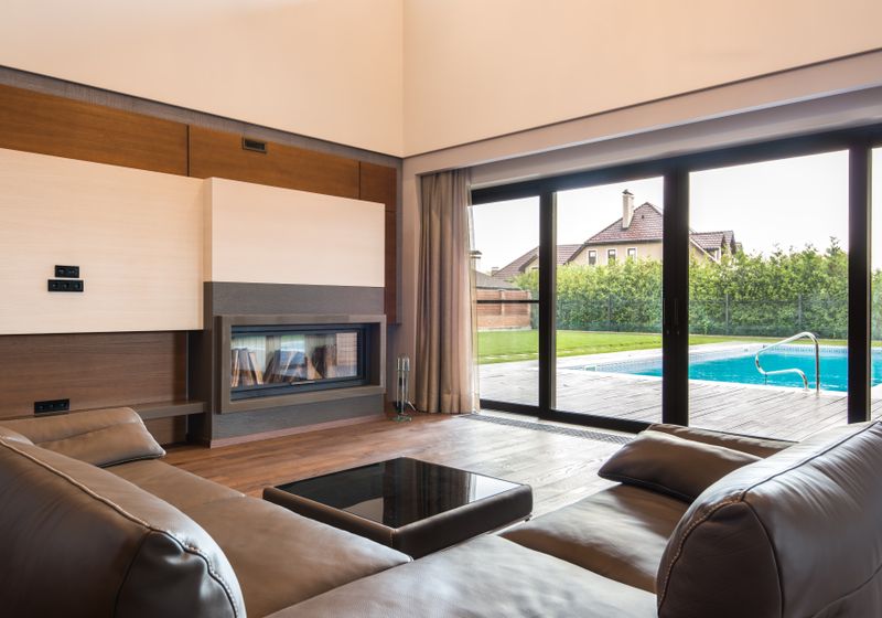 Sliding window and glass door in a bright Phoenix room